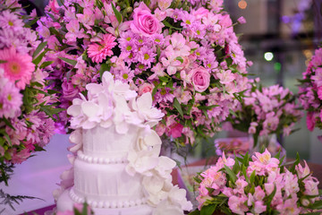 Decoração de casamento flores