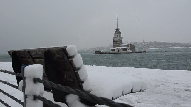Maiden's Tower (Leander's Tower) in Istanbul, Turkey