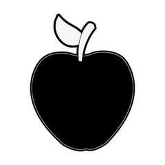 apple fruit icon image vector illustration design