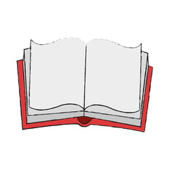 closed book with blank cover icon image vector illustration design