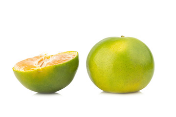 tangerine. sweet orange. on white background