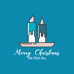 Merry christmas icons and elements design