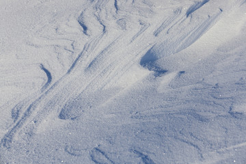 Deep snowdrifts