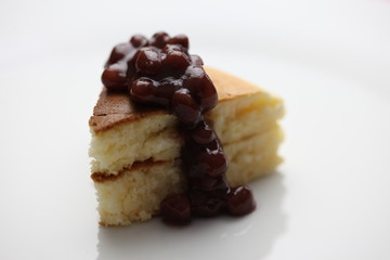 パンケーキと餡子