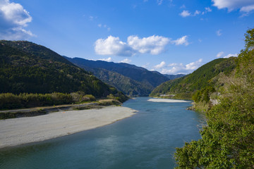 Obraz premium 仁淀川