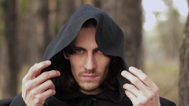 a monk in the hood