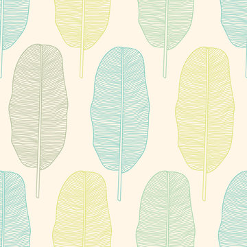 Vector seamless vintage floral pattern.