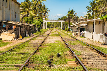 Fototapeta na wymiar Sri Lanka Railway