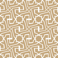 arabic geometric seamless ornament pattern