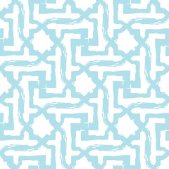 arabic geometric seamless ornament pattern