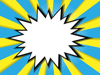 abstract blank comic book, pop art background © nakedcm