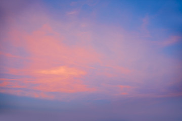 Fototapeta na wymiar Sunset colorful sky clouds Mexico
