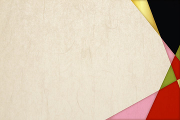 日本の伝統色イメージ和紙背景素材横位置