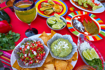 Mexican recipes mix with Mexico sauces