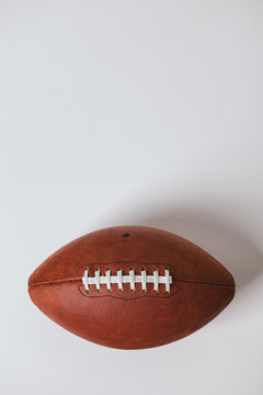 American Football Isolated On White Background