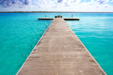 Laguna de Bacalar Lagoon in Mexico