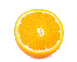 Orange slice isolated on white background