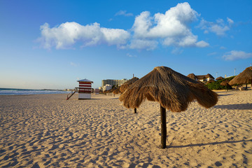 Cancun sunrise at Delfines Beach Mexico