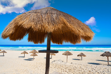 Cancun Delfines Beach at Hotel Zone Mexico