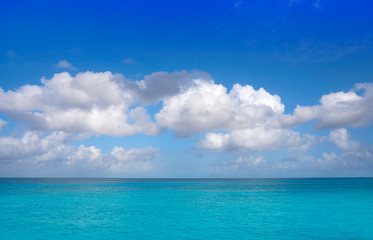 Fototapeta na wymiar Caribbean perfect turquoise water texture