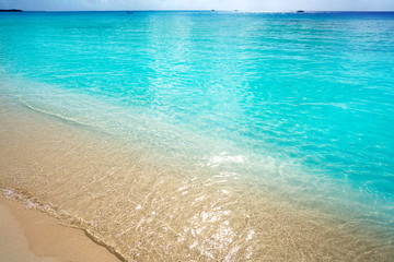 Caribbean turquoise beach clean waters