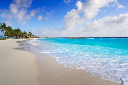 Chen Rio Beach Cozumel Island In Mexico