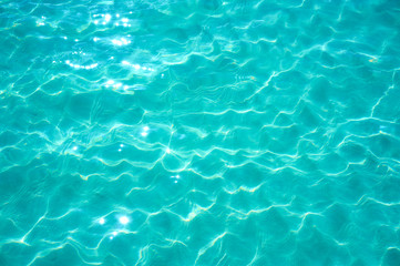 Tropical beach turquoise water texture