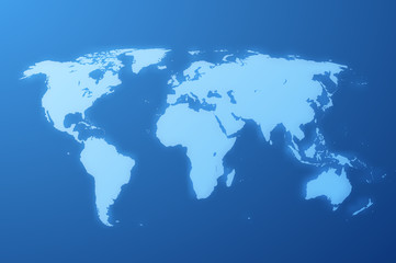 Fototapeta na wymiar World map vector background. EPS10