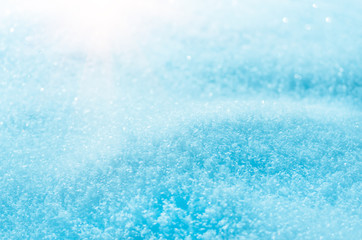 Obraz premium snow, snowdrift, closeup natural winter background