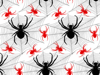 pattern with spiders