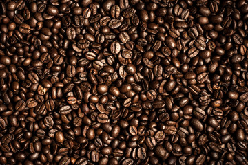 Coffee Beans Background. 