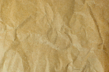 Rough brown paper bag