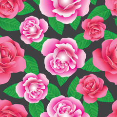 Seamless Roses Pattern