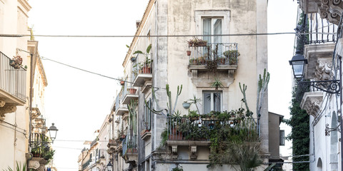 Fototapeta na wymiar Panoramic view of Modica, Sicily