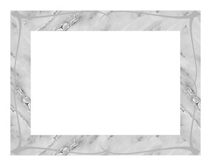 A picture frame made of marble