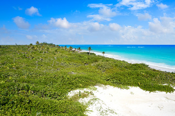 Mahahual Caribbean beach in Costa Maya