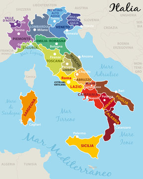 Cartina Italia Regioni Immagini Sfoglia 31 537 Foto Vettoriali E 