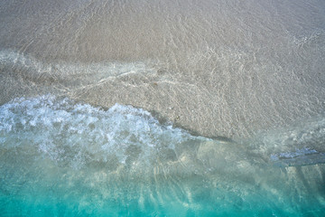 Caribbean beach turquoise water texture