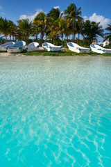 Mahahual Caribbean beach in Costa Maya