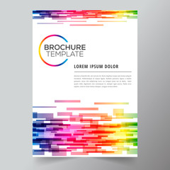 Brochure Template with backgraund abstract