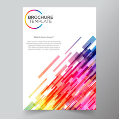 Brochure Template with backgraund abstract