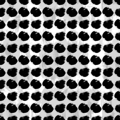 Seamless black and white hand drawn pattern