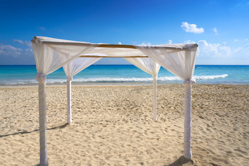 Playa del Carmen beach Gazebo Mexico