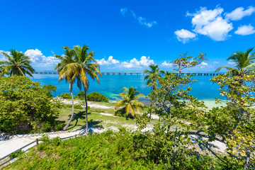 Bahia Honda State Park - Calusa Beach, Florida Keys - tropical coast with paradise beaches - USA