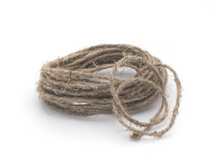 Twine on a white background