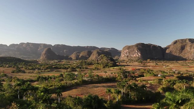 Famous Cuba farmland tobacco area, Valley de Vinales, Pinar del Rio, Cuba.