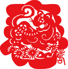 Chinese traditional Chinese zodiac pattern