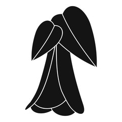 Palm tree icon, simple style