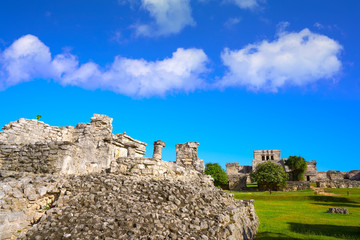 Tulum Mayan city ruins in Riviera Maya