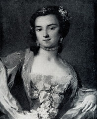 Portrait of Barbara Campanini (1721-1799), Italian dancer, by Rosalba Carriera  (1675-1757)